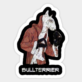 Bullterrier Lovers Boxer Pop Grunge Sticker